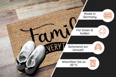 Fußmatte mit Spruch -
